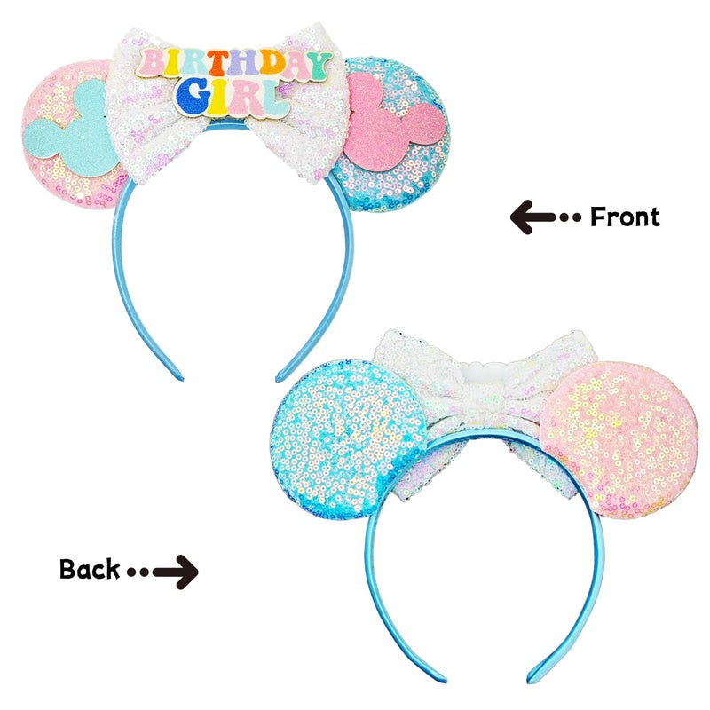 MADO Headband, Mouse Ears Headband for Women adults kids, Park Ears headbands for Women, New-birthday - Image 4